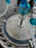 Tracy Porter Savoy House Blue & Silver Tone Charm Chandelier