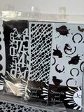 21-Piece Assorted Pattern Mixed Media Stencils: Joggles, Dylusions & Fab