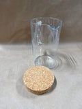 Clear Glass Pitcher With Cork Lid