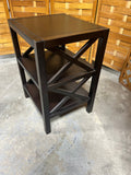 Lightweight Side Table with (2) Shelves