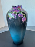 Franz Collection Wisteria Sculpted Porcelain Vase
