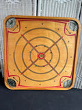 Carrom Double Sided Wooden Vintage Game Board or Decor