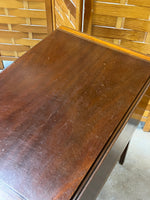 Drop Leaf Side Table with Inlay