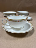 13 - Piece Theodore Haviland Limoges France Teacup With Saucers And Bowls