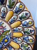 Toledo Spain Floral Talavera Decorative Plate