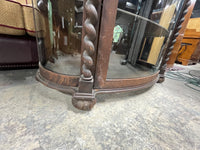 Antique Bow Front China Cabinet***HEAVY ITEM***