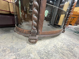 Antique Bow Front China Cabinet***HEAVY ITEM***