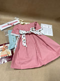 American Girl Doll Felicity Spring Gown And Apron - With Cover - Appears Unused (A)