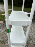 5 Tier White Plastic Garage Shelving Unit