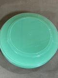 Green Plastic Plates, 8 pc