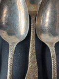6-Piece R. Wallace & Sons Ivanhoe Sterling Silver Spoons