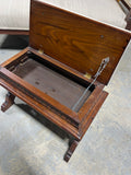Settee and Footstool with Storage