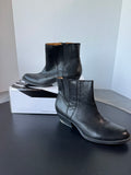 Black Nine West Vasloane Leather Ankle Boots in Box WOMEN’S SIZE 8.5