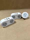(C) Set Of 3 Travel Adapters NOT TESTED
