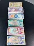Lot of Caribbean Vintage Paper Money (B)