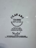 Clay Art Caliente Chili Peppers Large Oval Ceramic Serving Platter