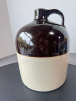 2-Gallon Two-Tone Vintage Stoneware Jug