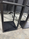 Pair of Lightweight Modern Shelf Floor Lamps (WORKS)