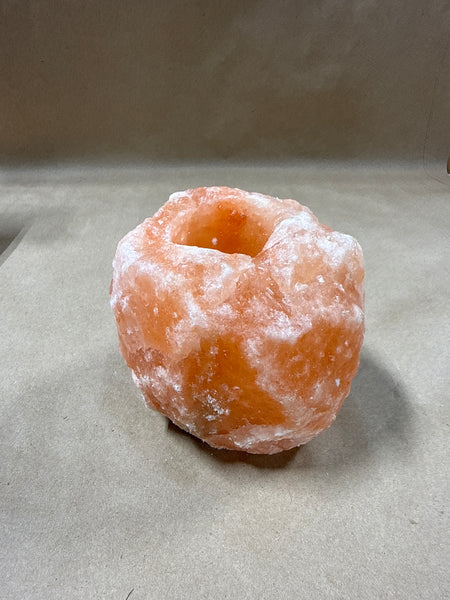 Himalayan Salt Votive Candle Holder With Box