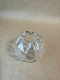 Small Glass Vase With Ruffle Rim
