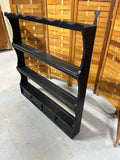 Black Painted Hanging Wall Shelf