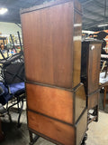 Antique Secretary with Glass Front Hutch***HEAVY ITEM***READ DETAILS ON PICK UP POLICY***