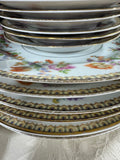 46-Piece Czechoslovakia CZE107 Floral China Set