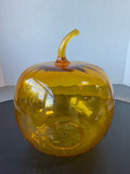 Amber Glass Pumpkin