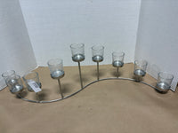 Nine Candle S-Shaped Votive Holder
