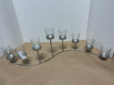 Nine Candle S-Shaped Votive Holder