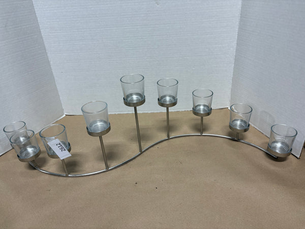 Nine Candle S-Shaped Votive Holder