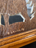 Signed Moose Antler Carving