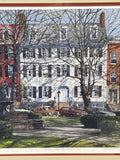 Town Square Morning Print by Barry Richardson; Signed & Numbered (253/950)