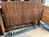 King Rattan/Wicker Headboard with Metal Frame