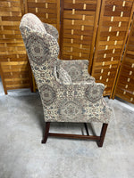 Wing Back Chair, Reupholstered by "Mack Upholstery-The CW Way"