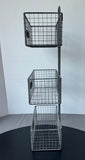 Farmhouse Style Metal 3-Tier Wall Organizer