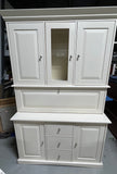 Particle Board Desk with Hutch***HEAVY ITEM***READ DETAILS ON PICK UP POLICY***