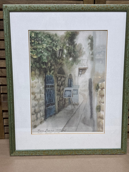 Honna Baucocpe Watercolor Print ; Signed & Numbered