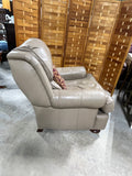 Bradington Young Leather Chair with Throw Pillow***HEAVY ITEM***