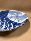 Asian Pottery White & Blue Bowl - Signed