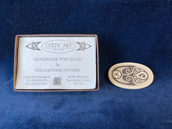 Celtic Art Handmade Porcelain by Touchstone Pottery