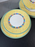 (B) 12-Piece Villeroy & Boch Twist Alea Limone China Set
