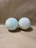 Pair Of Mosaic Decorative Balls