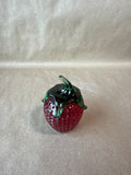 Small Glass Strawberry