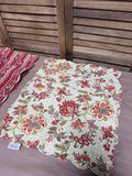 Williamsburg Floral Quilt Style Reversible Placemats - Set Of 6