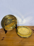 Brass Plate Chargers - Set Of 8