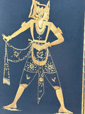 Pair of Asian Bamboo Cut Out Dancers