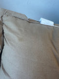 Colonial Williamsburg Beige Embroidered Throw Pillow