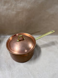 (B) Paul Revere Copper Sauce Pot With Brass Handles