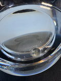 (T) Waterford Crystal Eclipse Quartz Desk Clock